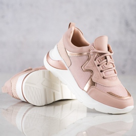 Weide Comode scarpe da ginnastica alla moda rosa 1
