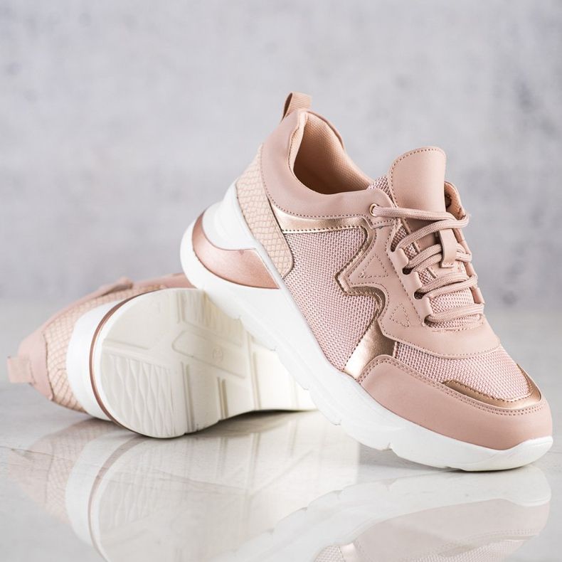 Weide Comode scarpe da ginnastica alla moda rosa 1