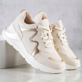 Weide Comode scarpe da ginnastica alla moda beige 1