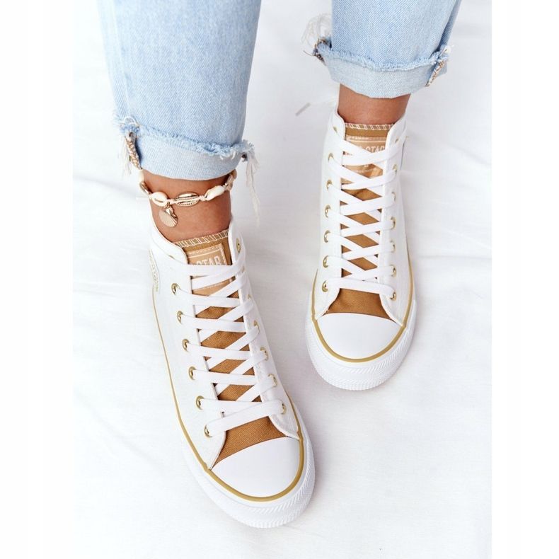 Sneakers Alte Donna Big Star HH274450 Bianco beige bianca 1