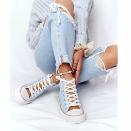 Sneakers Alte da Donna Big Star HH274449 Blu 1