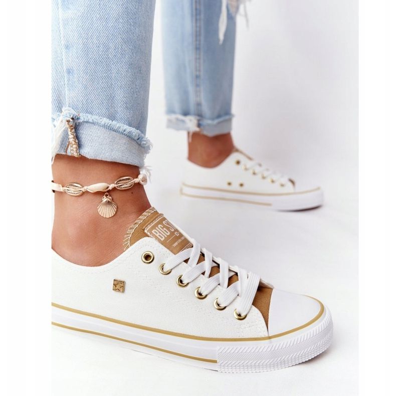 Sneakers Classiche da Donna Big Star HH274458 Bianche bianco 1