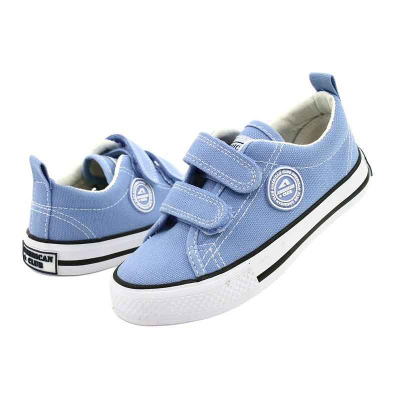 Sneakers blu americane American Club LH64/21 3