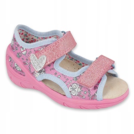 Scarpe per bambini Befado pu 065P147 rosa 1