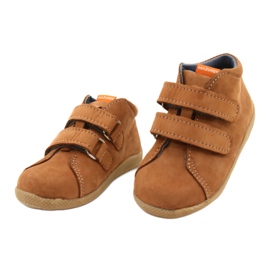 Scarpe con velcro in pelle Mazurek, Marrone 264 1