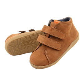 Scarpe con velcro in pelle Mazurek, Marrone 264 2