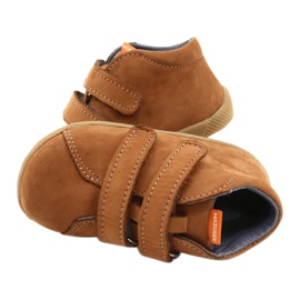 Scarpe con velcro in pelle Mazurek, Marrone 264 4