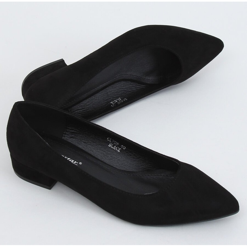 Nero Décolleté tacco basso nero CL70P Nero 1