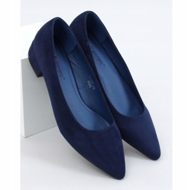 Scarpe con tacco basso, blu navy CL70P Blue 1