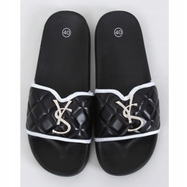 Pantofole nere BG77P da donna nere nero 1