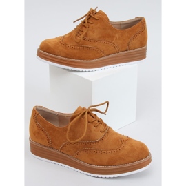 Mocassini stringati da donna cammello 8998-46 Camel marrone multicolore 1