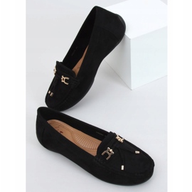 Nero Mocassini da donna con plateau nero H9228 Negro 1