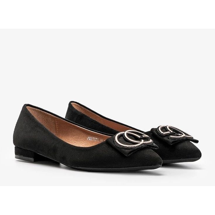 Ballerine piatte nere di Lisbeth nero 1
