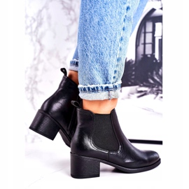 J. Star Stivali caldi da donna Stivali Jodhpur con tacco Nero Forevermore 3