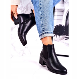 J. Star Stivali caldi da donna Stivali Jodhpur con tacco Nero Forevermore 2