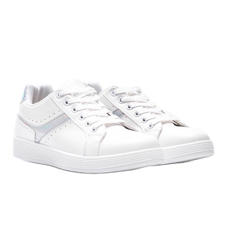 Sneakers da donna Holographic Meadow bianche bianco 1