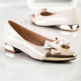 Décolleté Eleganti Con Fiocco VINCEZA beige 1