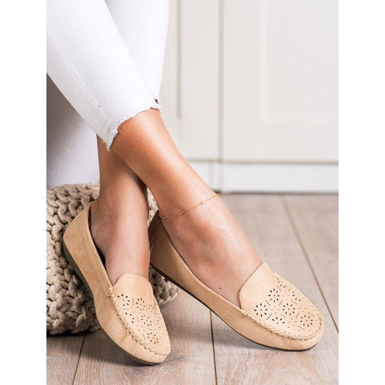 Best Shoes Mocassini Con Motivo Traforato beige 2