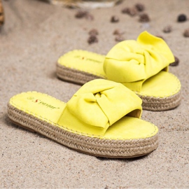 Seastar Espadrillas in camoscio giallo 1