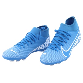 Nike Mercurial Superfly 7 Club FG / MG Jr AT8150-414 scarpe da calcio blu 2