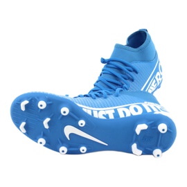 Nike Mercurial Superfly 7 Club FG / MG Jr AT8150-414 scarpe da calcio blu 4