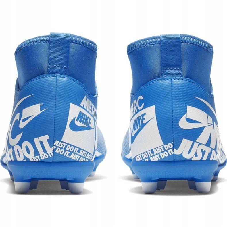 Nike Mercurial Superfly 7 Club FG / MG Jr AT8150-414 scarpe da calcio blu 6