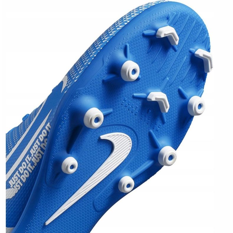 Nike Mercurial Superfly 7 Club FG / MG Jr AT8150-414 scarpe da calcio blu 7