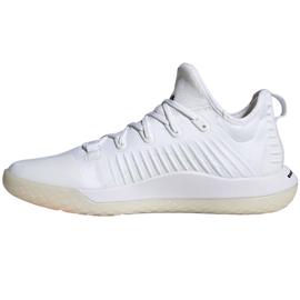 Adidas Stabil Next Gen M bianche e nere FU8317 scarpe da uomo bianco bianco 1