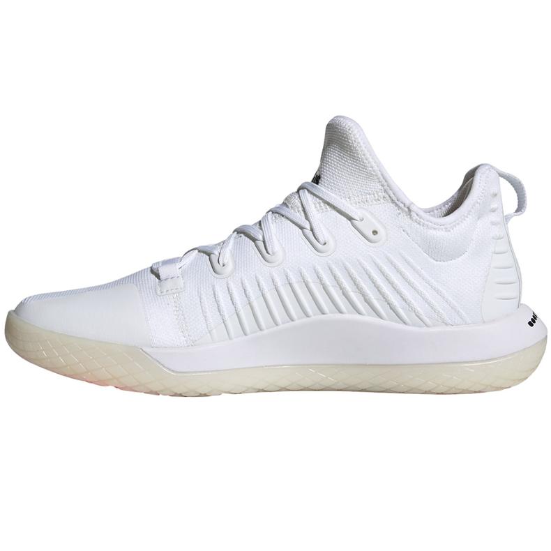 Adidas Stabil Next Gen M bianche e nere FU8317 scarpe da uomo bianca bianca 1
