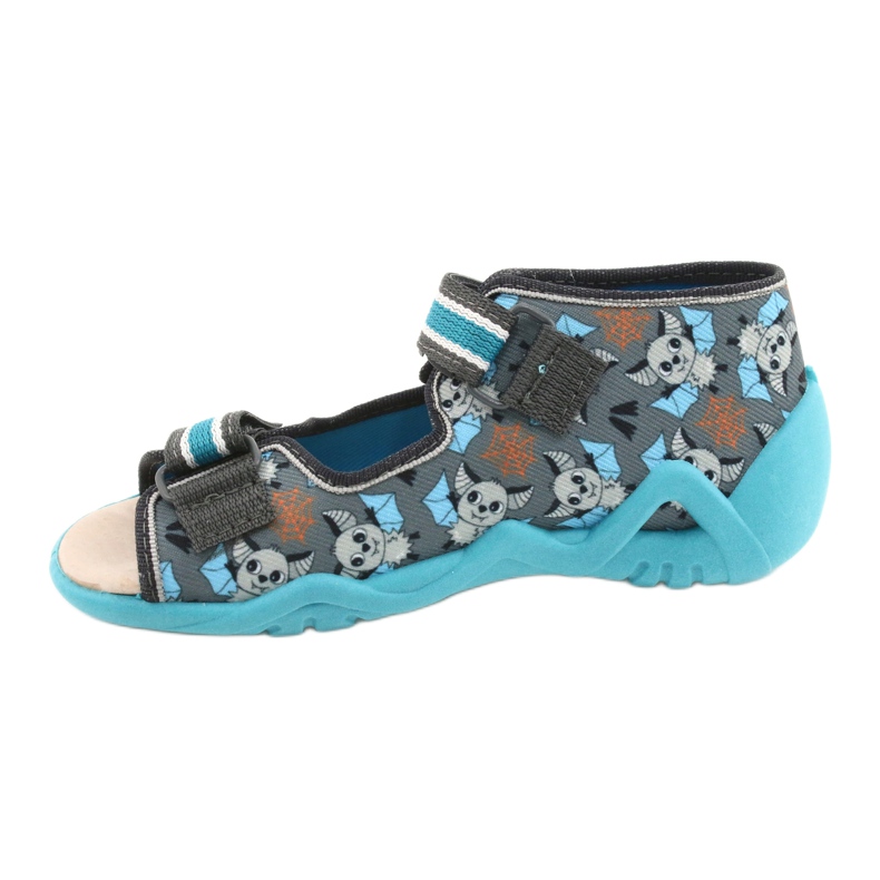 Scarpe per bambini Befado gialle 350P021 blu grigio 1