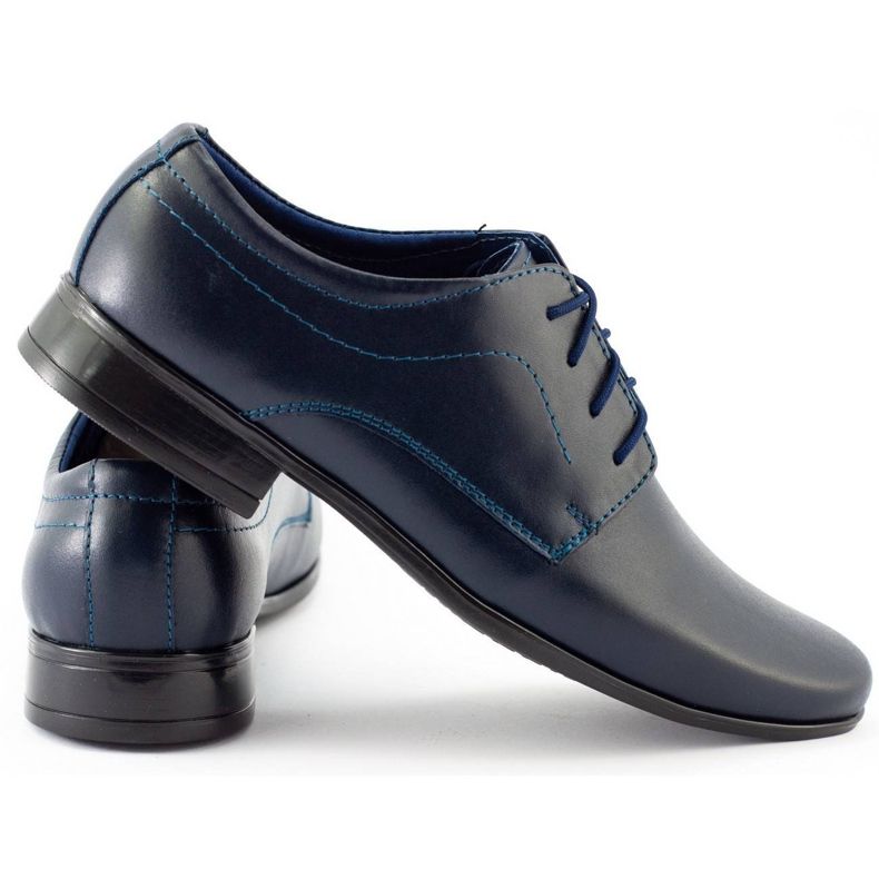 Lukas Scarpe da comunione da cerimonia per bambini J1 blu navy 1