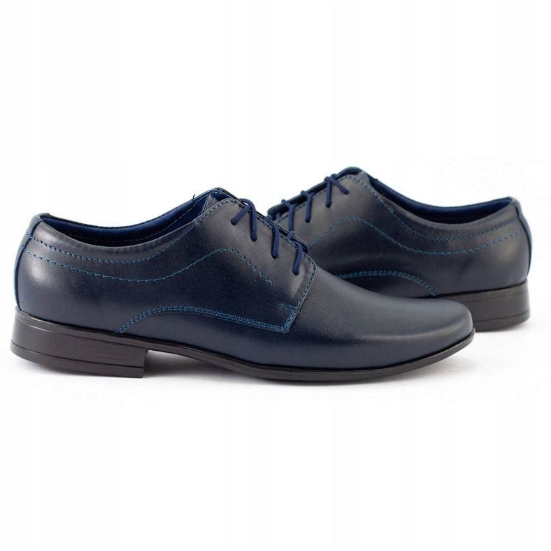 Lukas Scarpe da comunione da cerimonia per bambini J1 blu navy 2
