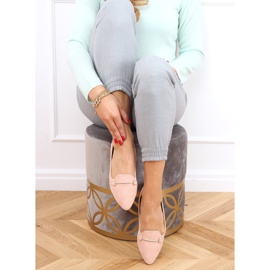 Mocassini rosa mandorla punta 3C-6 Pink 2