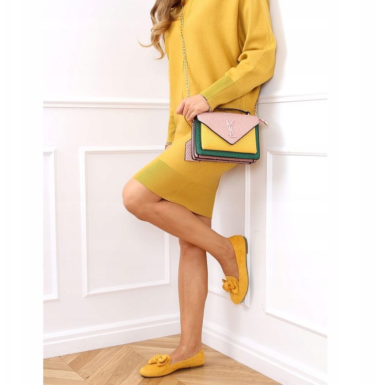 Mocassini da donna miele 9086 Giallo 1