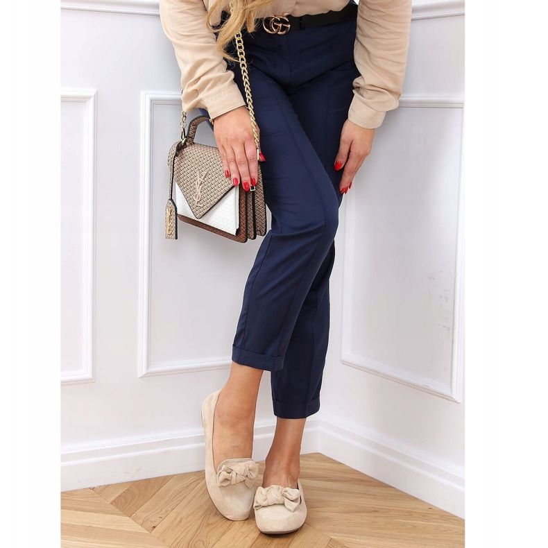 Mocassini da donna beige 9086 Beige 1