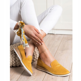 Goodin Signori traforati leggeri giallo 1