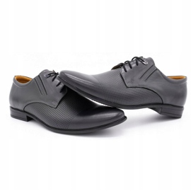 Olivier Scarpe da uomo in pelle 482 grigio 3