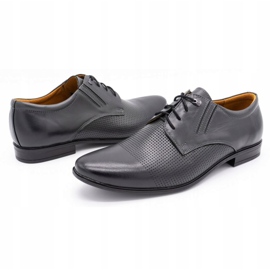 Olivier Scarpe da uomo in pelle 482 grigio 5