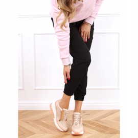 Rosa RQ288 Scarpe sportive rosa con zeppa nascosta 1