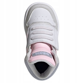 Adidas Hoops Mid 2.0 I Jr FY9290 scarpe rosa grigio 2