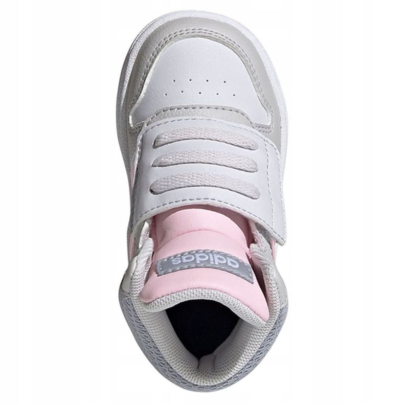Adidas Hoops Mid 2.0 I Jr FY9290 scarpe rosa grigio 2