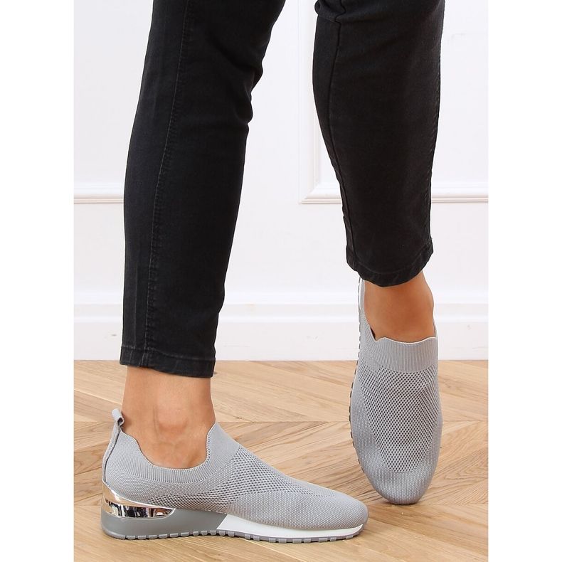 Calzini grigi scarpe sportive LDH006 Grigio 1