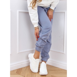 Scarpe sportive bianche YL-45 White bianco 1