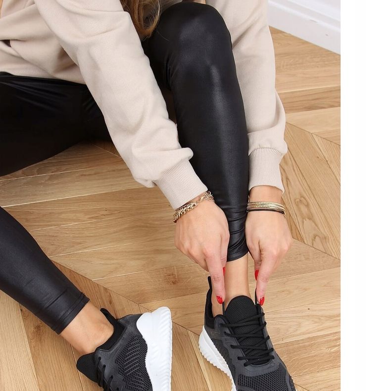 Nero KK-219 Scarpe sportive nere 1