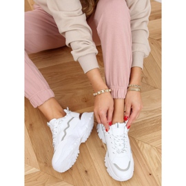 Bianco 9933 Scarpe sportive bianche 1