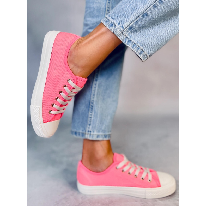 Sneakers rosa da donna 3176 Fucsia 2