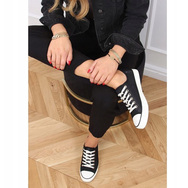 Sneakers da donna nere 3176 Black nero 1