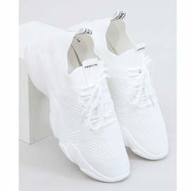 Bianco FF-10 Calze bianche scarpe sportive 2