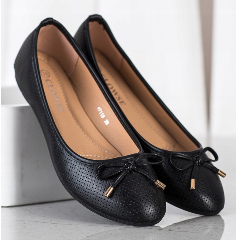 Clowse Ballerine nere nero 1