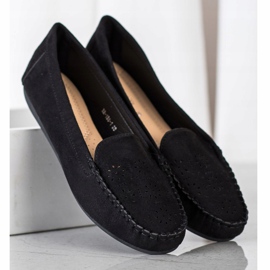 Best Shoes Mocassini Con Motivo Traforato nero 1